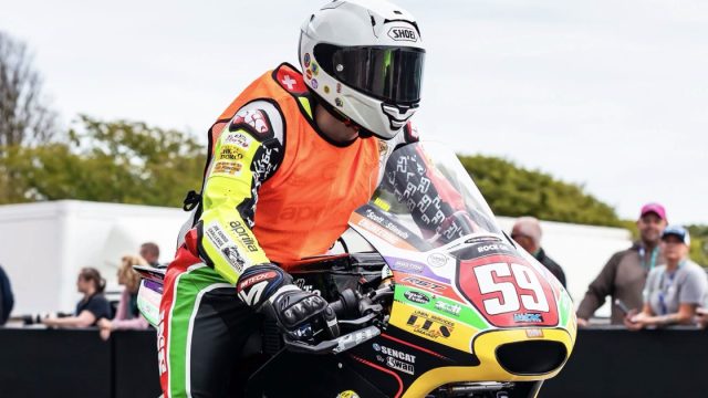 Σκηνή από τον αγώνα Manx Grand Prix