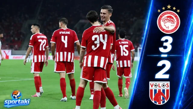 Ολυμπιακός – Βόλος 3-2: Ο Μεντιλίμπαρ πήρε απαντήσεις από το rotation – Πουέρτα, Γκονζάλες και μια ενδεκάδα που άνοιξε συζήτηση