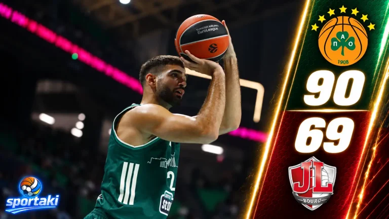 Ο Ζοτς γύρισε, το T-Center σείστηκε: 90-69 τη Μπουργκ και σήμερα τελικός με ΠΑΟΚ