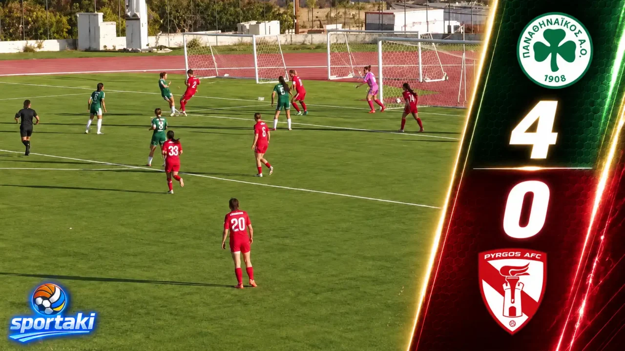 Παναθηναϊκός – ΠΑΣ Πύργος 4-0: Πρεμιέρα με τεσσάρα και τέσσερις διαφορετικές σκόρερ