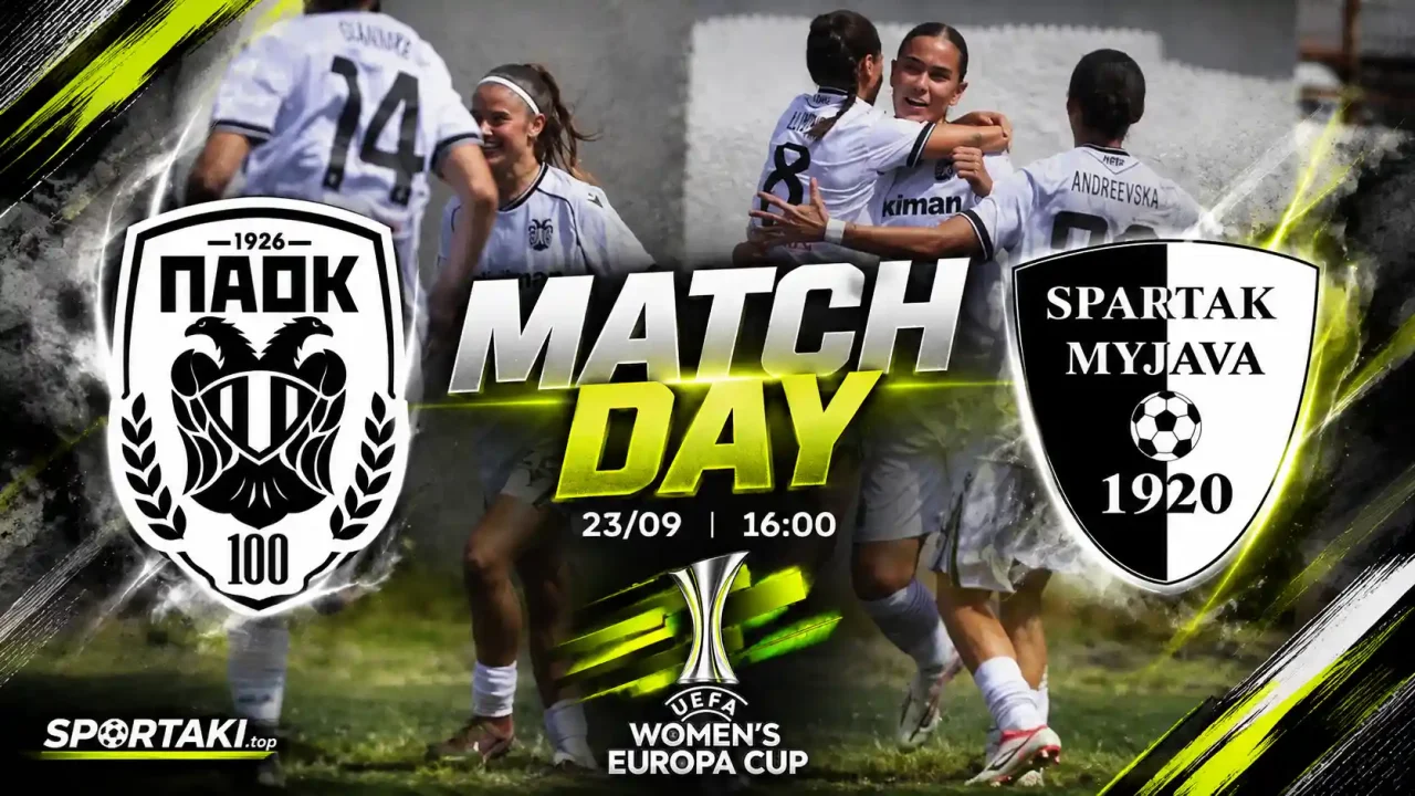 MATCHDAY: Ώρα Ευρώπης για τον ΠΑΟΚ — με Σπάρτακ Μιγιάβα για το πρώτο βήμα πρόκρισης