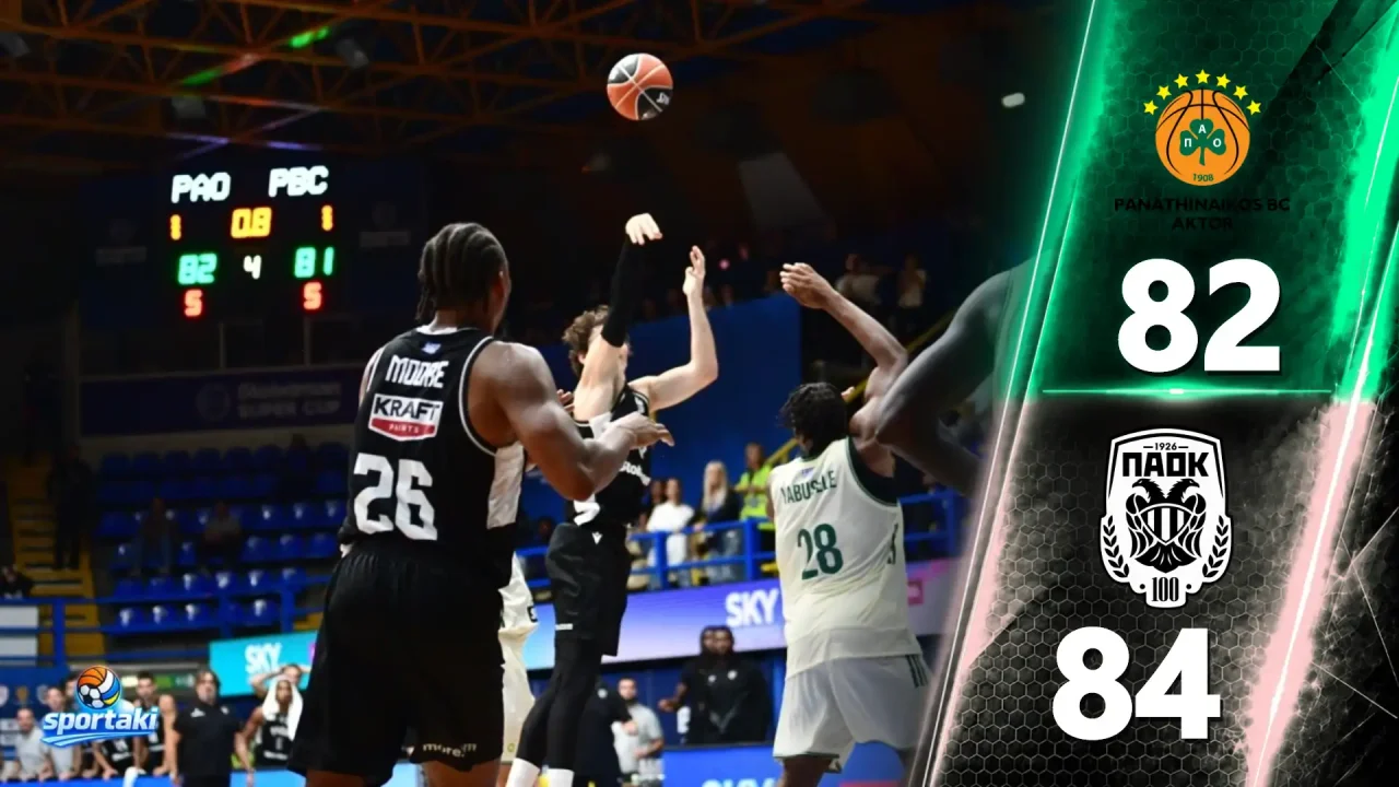 Παναθηναϊκός-ΠΑΟΚ 82-84: Ο Όσμαν στο μηδέν έστειλε τον Δικέφαλο στον τελικό